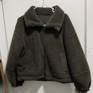 lululemon athletica Olive Sherpa Jacket